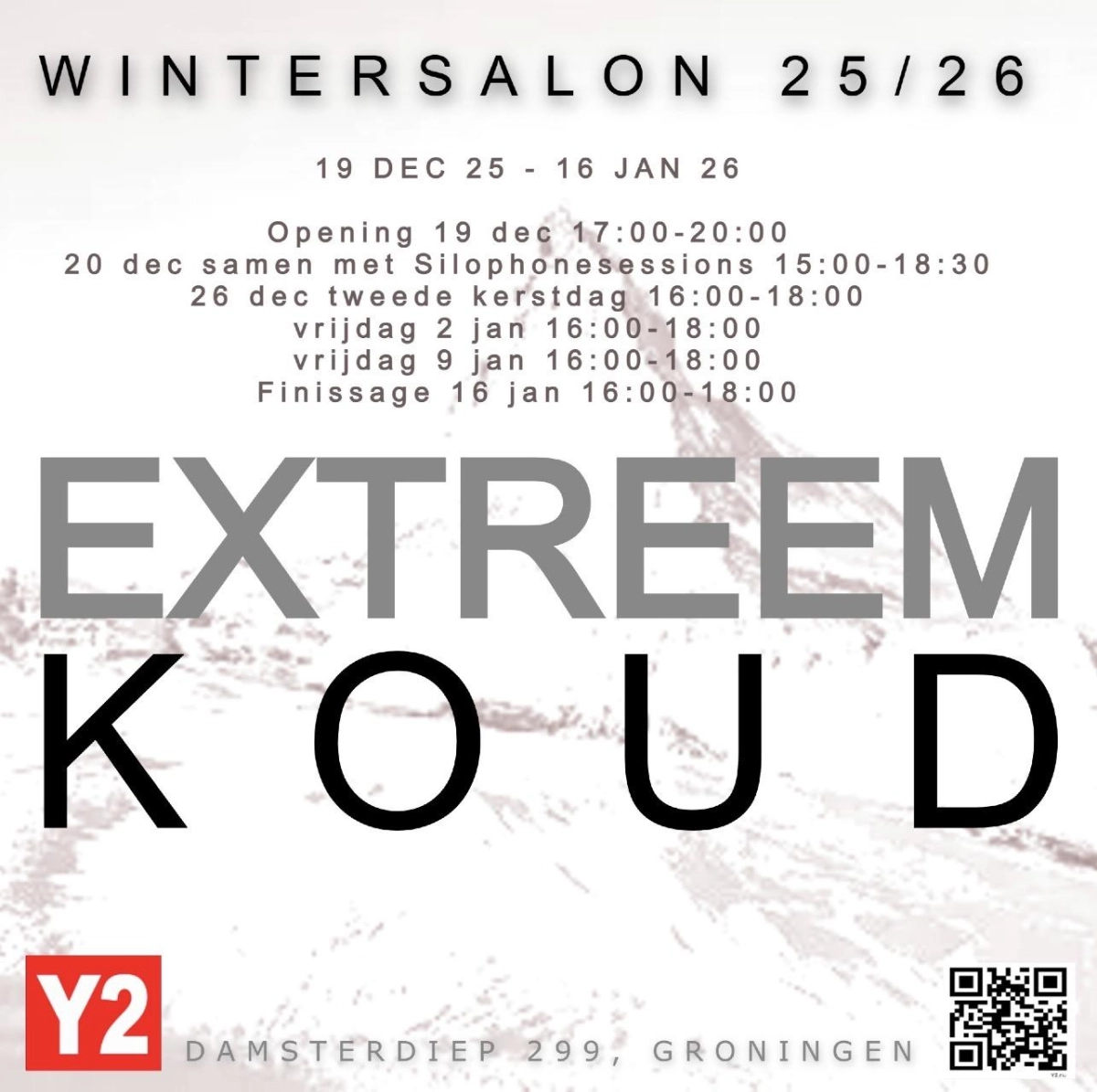Wintersalon "Extreem koud" in Y2
